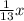 \frac{1}{13}x