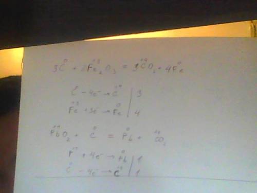 .(1)напишите уравнение реакции взаимодействия угля с оксидом железа(iii) и оксидом олова(iv). рассмо