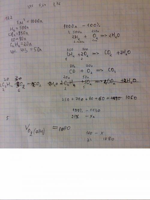Решите .какой объем воздуха потребуется для сжигания 1м3 (н.у.) газа имеющий следующий состав по объ