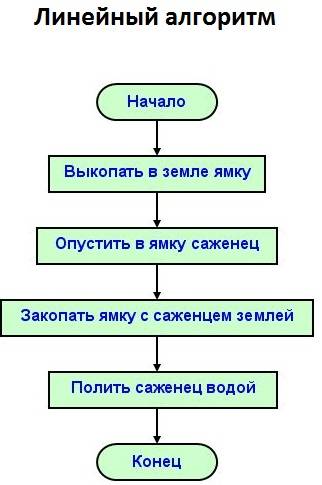 3примера различных типов алгоритмов