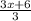 \frac{3x+6}{3}