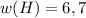 w(H)=6,7%=0,067