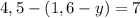 4,5-(1,6-y)=7