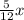 \frac{5}{12}x