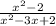 \frac{x^2-2}{x^2-3x+2}