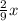 \frac{2}{9}x