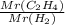  \frac{Mr(C_2H_4)}{Mr(H_2)}