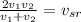 \frac{2v_{1}v_{2}}{v_{1}+v_{2}}}=v_{sr} 