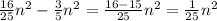 \frac{16}{25}n^2-\frac{3}{5}n^2=\frac{16-15}{25}n^2=\frac{1}{25}n^2