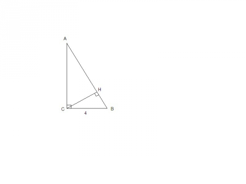 Втреугольнике abc угол c равен 90град, ch-высота, sina=2/5, bc=4. найдите bh.
