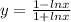 y = \frac{1-lnx}{1+lnx}