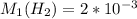 M_{1}(H_{2})=2*10^{-3}