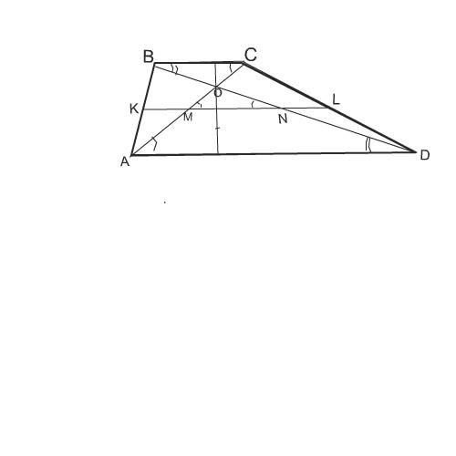 Втрапеции abcd основание ad в 3 раза больше основания bc. диагонали трапеции пересекаются в точке o.