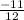 \frac{-11}{12}