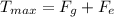 T_{max} = F_g + F_e