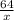 \frac{64}{x}