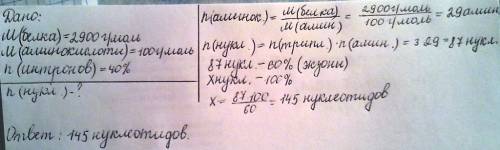 Гормон глюкагон має білкову природу. визначте кількість нуклеотидів у складі гена, що кодує цей біло