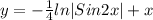 y = -\frac{1}{4}ln|Sin2x| + x