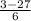 \frac{3-27}{6}