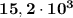 \bf15,2\cdot10^3