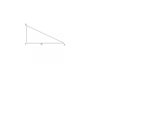 Втреугольнике abc: угол с равен 90*, ас равна 12, sina=5/13. найдите сторону вс