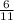  \frac{6}{11} 