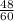  \frac{48}{60} 