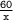  \tt \frac{60}{x} 