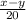 \frac{x-y}{20}