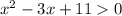  x^{2} -3x+110