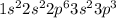 1 s^{2} 2 s^{2} 2 p^{6} 3 s^{2} 3 p^{3} 