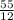 \frac{55}{12}