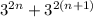 3^{2n}+3^{2(n+1)}