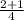 \frac{2+1}{4}