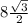 8\frac{\sqrt{3}}{2}