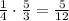 \frac14\cdot\frac53=\frac5{12}