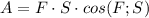 A=F\cdot S\cdot cos(F;S)