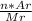 \frac{n*Ar }{Mr}