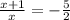 \frac{x+1}{x}=-\frac{5}{2}