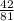 \frac{42}{81}