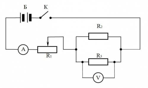 1. начертите схему электрич.цепи, в которую входит реостат, два параллельно соединенных , ключ и бат