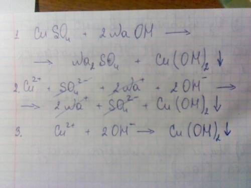 Расписать окислительно-восстановительную реакцию: cuso4 + 2naoh = na2so4 + cu(oh)2