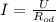 I = \frac{U}{R_{od}}