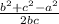 \frac{b^{2}+c^{2}-a^{2}}{2bc}