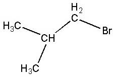1-бром-2-метилпропан структурная формула?