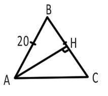 Вравнобедренномтреугольнике abc cоснованием ас боковаясторона равна 20 a cos угла с0,7 отрезок аһ -