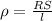 \rho=\frac {RS}{l}