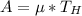 A = е*T_H