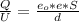 \frac{Q}{U}=\frac{e_o*e*S}{d}