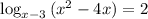 \log_{x-3}{(x^{2}-4x)}=2